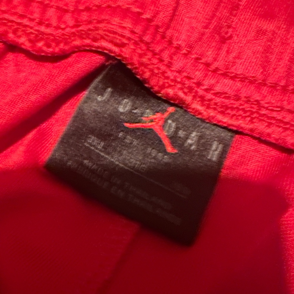Red Jordan shorts